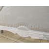 Кровать 1400 с ортопедическим основанием «Лотос» Белый глянец